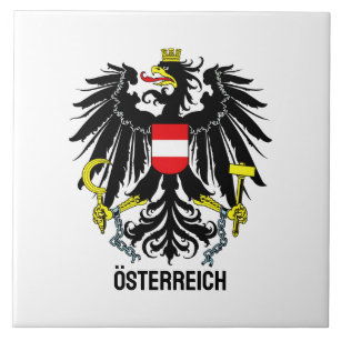 オーストリアの紋章 タイル