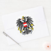 オーストリアの紋章 ラウンドシール (封筒)