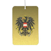 オーストリアの紋章Tシャツ カーエアーフレッシュナー (正面)