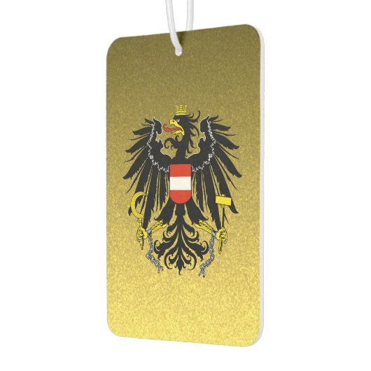 オーストリアの紋章Tシャツ カーエアーフレッシュナー (左)