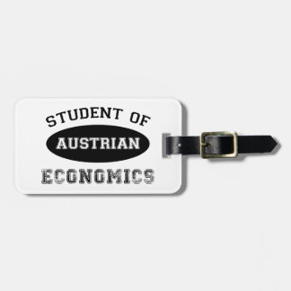 オーストリアの経済学の学生 ラゲッジタグ
