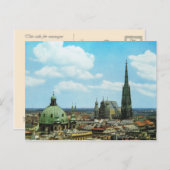 オーストリアの聖スティーブン大聖堂ウィーン ポストカード (正面/裏面)