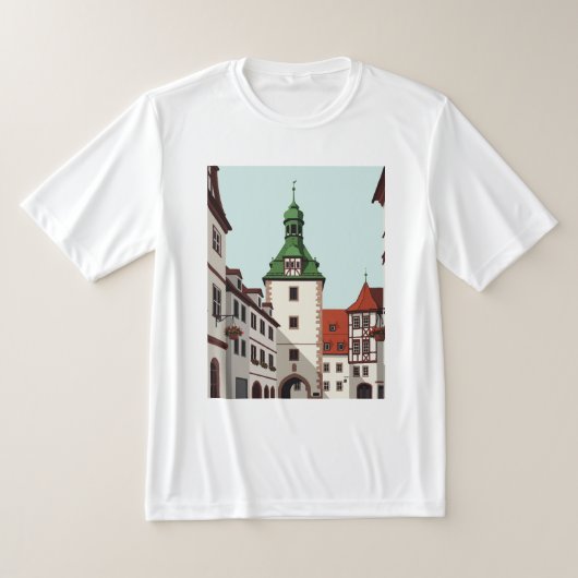 オーストリアの街 Tシャツ (レイダウン)