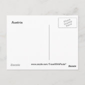オーストリアの郵便はがき ポストカード (裏面)