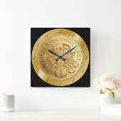 オーストリアの金貨の~ウィーンPhilharmonics 2017~*~ スクエア壁時計 (ホーム)