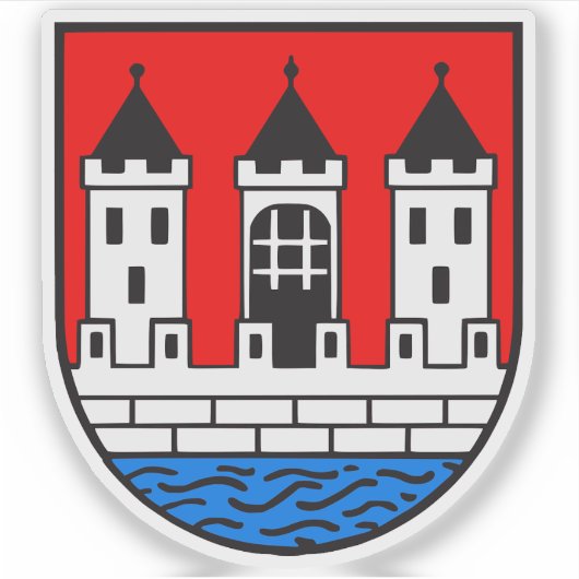 オーストリアのKorneuburgの紋章 シール (正面)