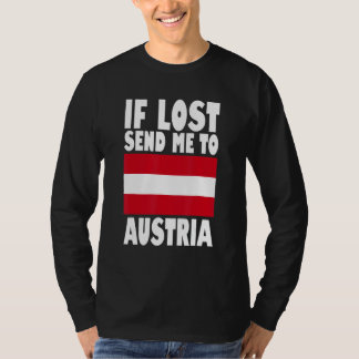 オーストリアもし国失った旗が私をオーストリアに送る Tシャツ