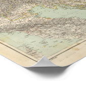 オーストリアアトラスマップ ポスター (角)