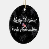 オーストリアアメリカン・バイリンガル・ホリデー・デコレーション セラミックオーナメント (右)