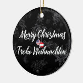 オーストリアアメリカン・バイリンガル・ホリデー・デコレーション セラミックオーナメント (左)