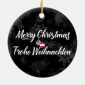 オーストリアアメリカン・バイリンガル・ホリデー・デコレーション セラミックオーナメント (裏面)