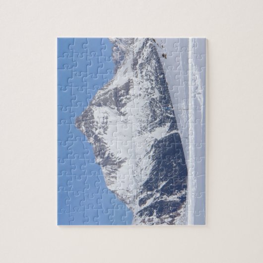 オーストリアアルプスの雪山 – パズル (縦)