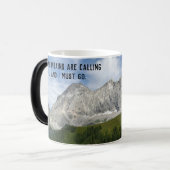 オーストリアアルプスウィズ引用文 モーフィングマグカップ (正面左)