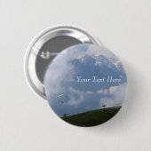 オーストリアアルプスカスタムのボタン 缶バッジ (正面&裏面)