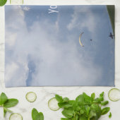 オーストリアアルプスカスタムキッチンタオル キッチンタオル (折り畳み)