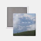 オーストリアアルプスカスタムマグネット マグネット (正面/裏面)