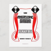 オーストリアウィーンジュゲンドスティルアールヌーボー博覧会 ポストカード (正面)