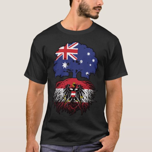 オーストリアオーストラリアツリールーツ Tシャツ (正面)