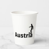 オーストリアサッカー 紙コップ (正面)