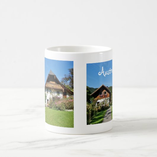 オーストリアサルツカンメルグト記念物 コーヒーマグカップ (中央)