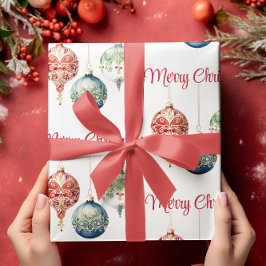 オーストリアジョイ |メリークリスマス |ツリーオーナメント ラッピングペーパー