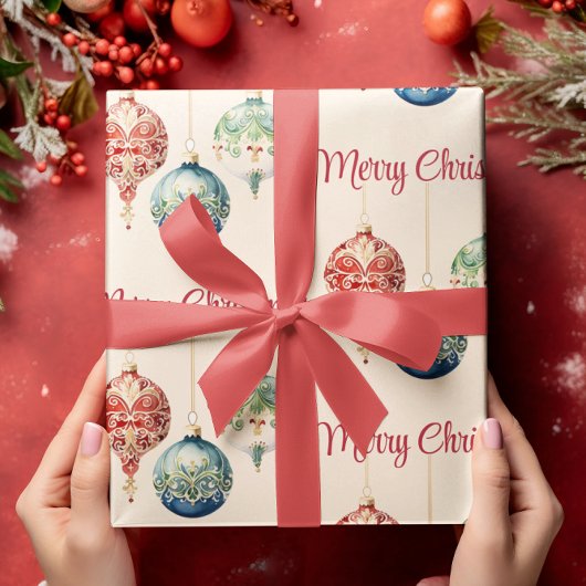 オーストリアジョイ |メリークリスマス |ツリーオーナメント ラッピングペーパー