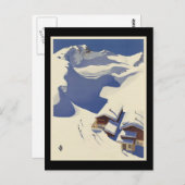 オーストリアスキーロッジインザアルプス ポストカード (正面/裏面)