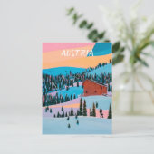 オーストリアスキー ポストカード (スタンド正面)