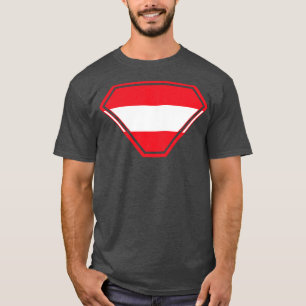 オーストリアスーパー権限シールド Tシャツ