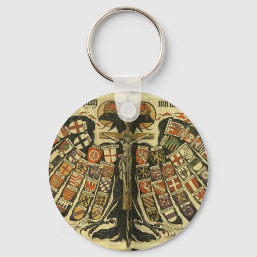 オーストリアダブルイーグル キーホルダー (正面)