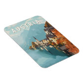 オーストリアトラベルアートヴィンテージ マグネット (右側)