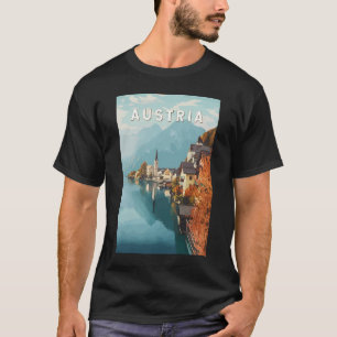 オーストリアトラベルアートヴィンテージ Tシャツ