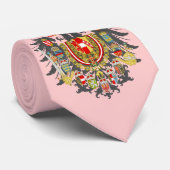 オーストリアハンガリーの紋章付き外衣 ネクタイ (ロール)