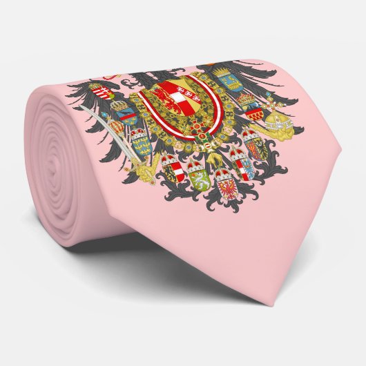 オーストリアハンガリーの紋章付き外衣 ネクタイ (ロール)