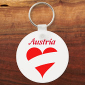 オーストリアハート キーホルダー (正面)
