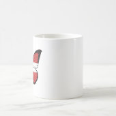 オーストリアバタフライ国旗 コーヒーマグカップ (中央)