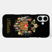 オーストリアパーソナライズなハンガリー帝国 Case-Mate iPhoneケース (裏面 (横))