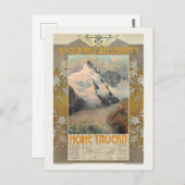 オーストリアホエタウランヴィンテージ旅行ポスター1910 ポストカード (正面/裏面)