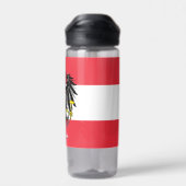 オーストリアボトル愛国的オーストリア国旗 ウォーターボトル (背面)