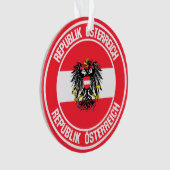 オーストリアラウンドエンブレム オーナメント (正面)