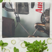 オーストリアラブロックブリッジザルツブルグ キッチンタオル (折り畳み)