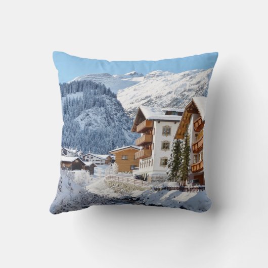 オーストリアレーチアムアルベルグ土産 クッション (裏面)