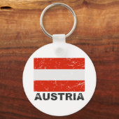 オーストリアヴィンテージ国旗 キーホルダー (正面)
