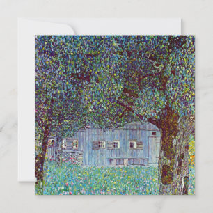 オーストリア上州の農家(Gustav Klimt作)