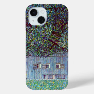 オーストリア上州の農家(Gustav Klimt作) iPhone 15ケース