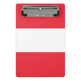 オーストリア国旗が付いたミニクリップボード ミニクリップボード