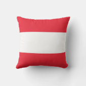 オーストリア国旗のアメリカンモジョ枕 クッション (裏面)