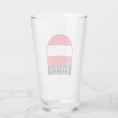 オーストリア国旗のエンブレム動揺してヴィンテージ タンブラーグラス (裏面)