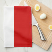 オーストリア国旗のタオル キッチンタオル (四つ折り)