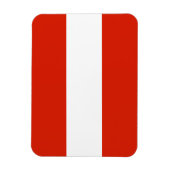 オーストリア国旗のプレミアムマグネット マグネット (縦)